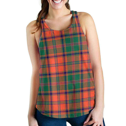 Stewart of Appin Ancient Tartan Plaid Women Racerback Tank