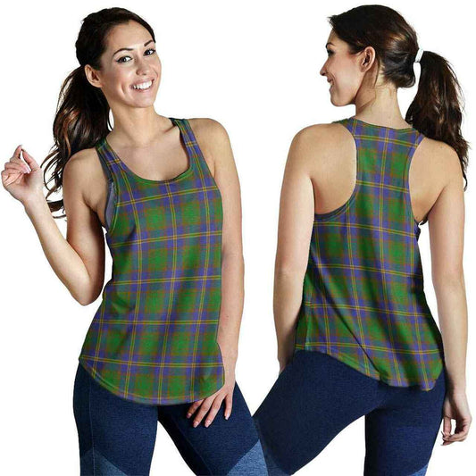 Strange of Balkaskie Tartan Plaid Women Racerback Tank