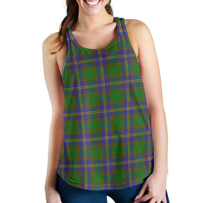 Strange of Balkaskie Tartan Plaid Women Racerback Tank