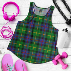 Tait Modern Tartan Plaid Women Racerback Tank