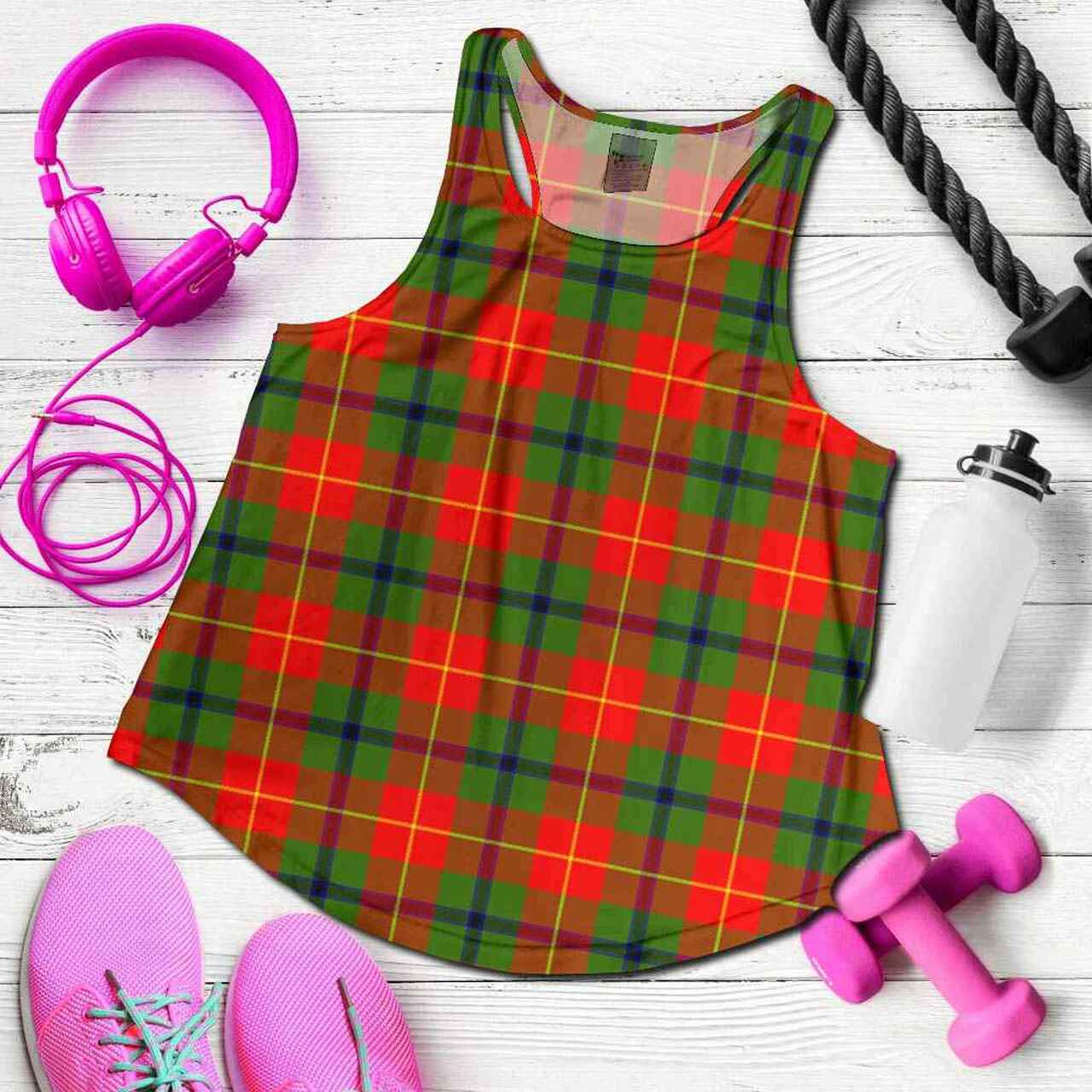 Turnbull Dress Tartan Plaid Women Racerback Tank