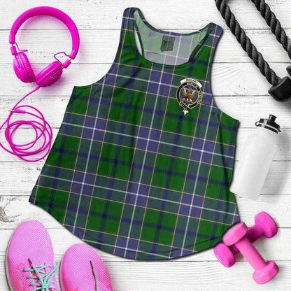 Wishart Tartan Crest Women Racerback Tank