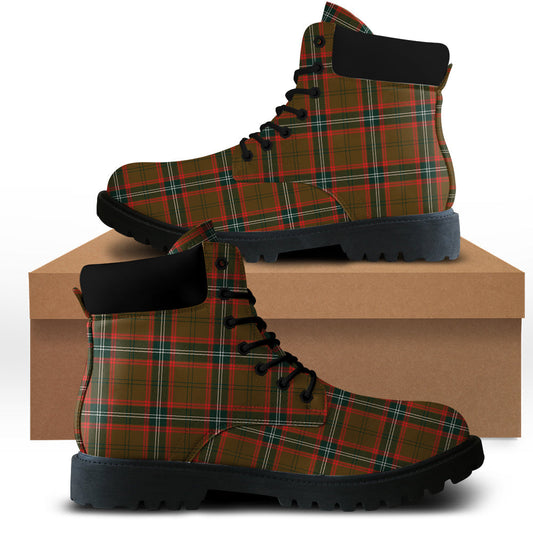 Seton Hunting Modern Tartan Plaid All Season Boots