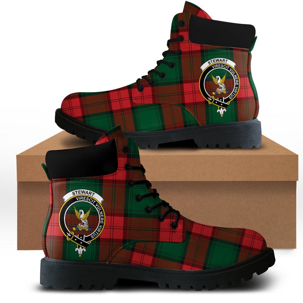 Stewart Atholl Modern Tartan Plaid All Season Boots