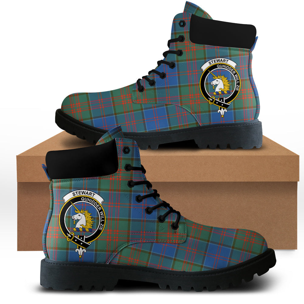Stewart of Appin Hunting Ancient Tartan Plaid All Season Boots