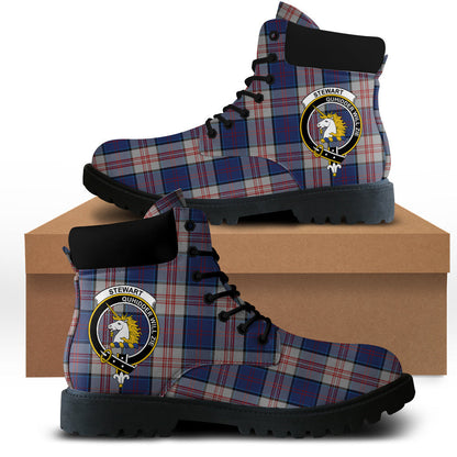 Stewart of Appin Hunting Dress Tartan Plaid All Season Boots