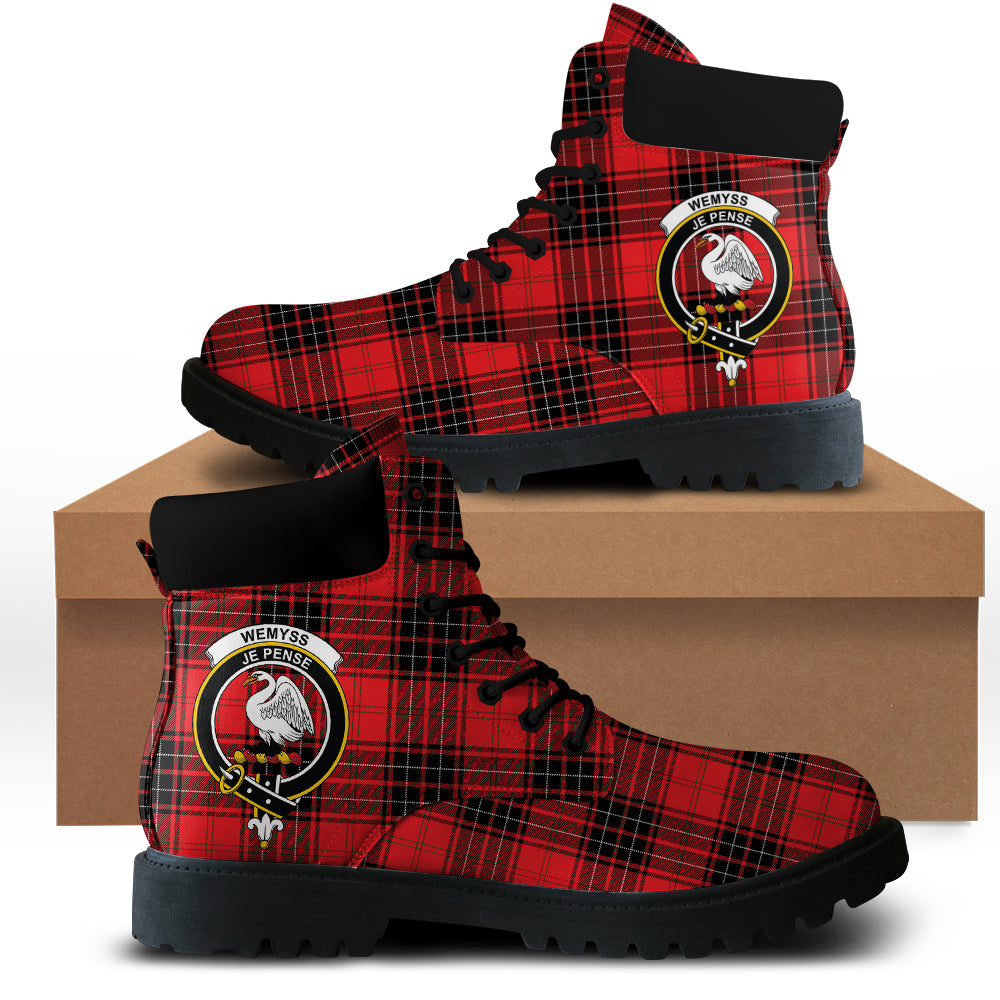 Wemyss Modern Tartan Plaid All Season Boots